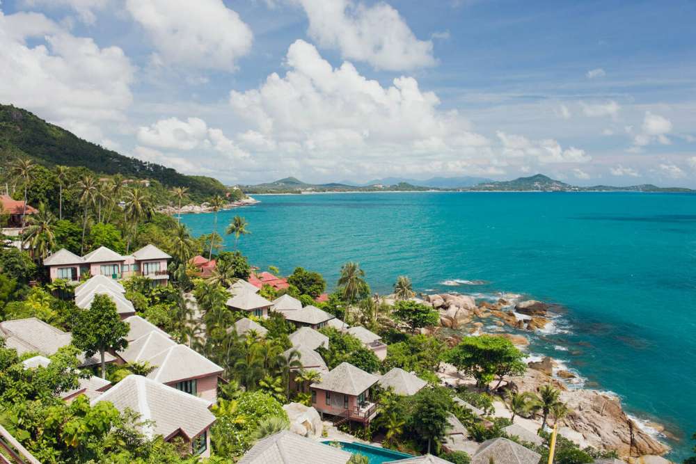Une station balnéaire sur l'île de Koh Samui